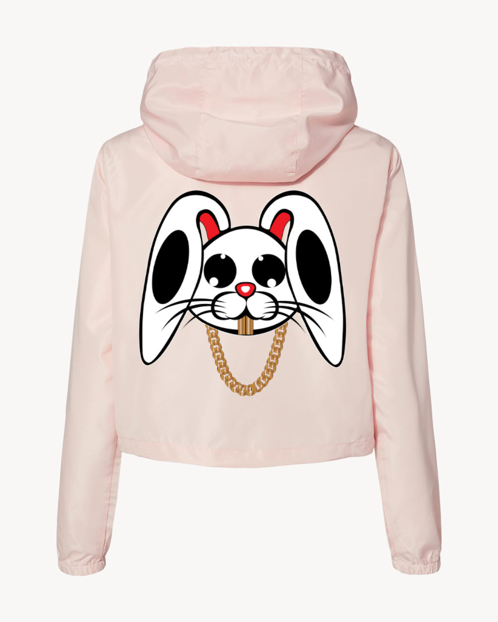 WOMEN'S CROP WINDBREAKER (BUNNY)