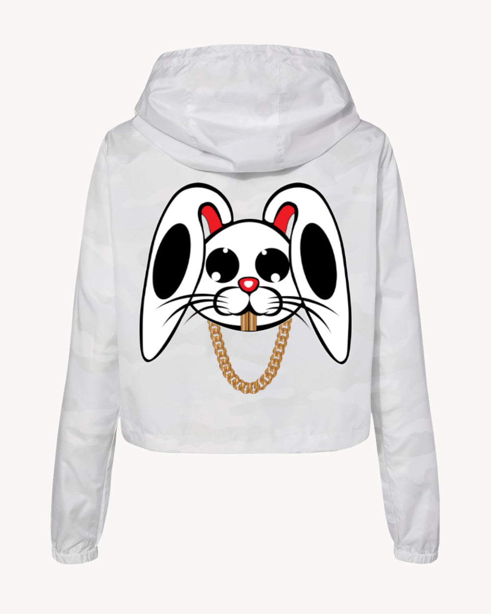 WOMEN'S CROP WINDBREAKER (BUNNY)